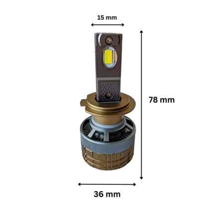 Set Becuri LED H7 Smart – CSP Dual Color 3500K – 6500K, Bluetooth APP, CANBUS, 70W, 12-24V [3]