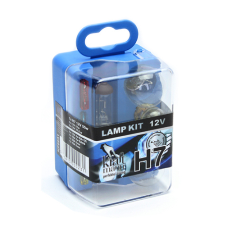 Becuri Auto - Set becuri + sigurante Kraftmann, H7, 12V