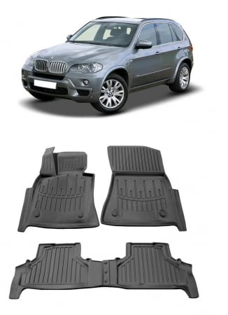 BMW - Set Covorase Auto Cauciuc dedicate Bmw X5 (E70) (2006-2013)