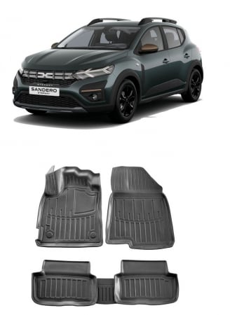 Dacia - Set Covorase Auto Cauciuc Umbrella Pentru Dacia Sandero Stepway III (2020-)