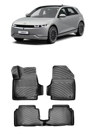 Accesorii pentru interior - Set Covorase Auto Cauciuc dedicate Hyundai Ioniq 5 (2021-2023)