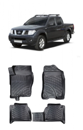 Nissan - Set Covorase Auto Cauciuc dedicate Nissan Navara 2005-2013