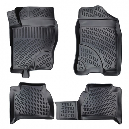 Set Covorase Auto Cauciuc dedicate Nissan Navara 2005-2013 [1]