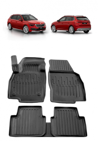 Skoda - Set Covorase Auto Cauciuc Umbrella Pentru Skoda Kamiq (2019-) 
