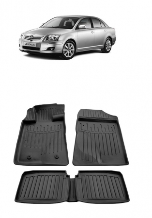 Toyota - Set Covorase Auto Cauciuc Umbrella Pentru Toyota Avensis (T25) (2003-2009)