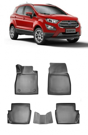 Ford - Set covorase auto cauciuc FIT FORD ECOSPORT 3D (2014 - 2020)