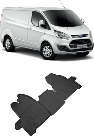 Set covorase auto cauciuc FORD TRANSIT TOURNEO CUSTOM 2013 - 2019 scurt(FATA) [1]