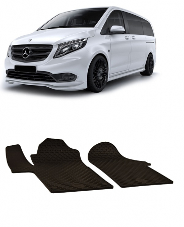 Set covorase auto cauciuc Mercedes Vito, Viano (W447) (2014-2019) - 2pcs [0]