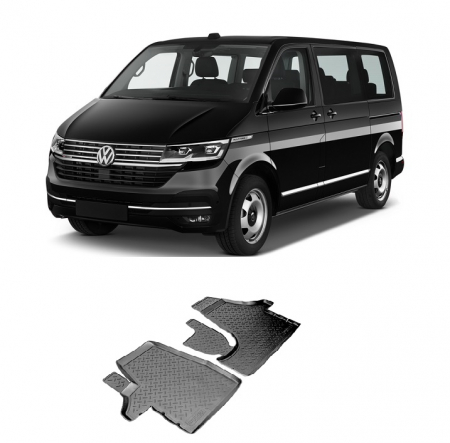 Volkswagen - Set covorase auto cauciuc PREMIUM VOLKSWAGEN T6 (2015 - 2020) - 2 buc