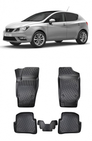 Alfa Romeo - Set Covorase Auto Cauciuc Seat Ibiza Iv (2008-2017)
