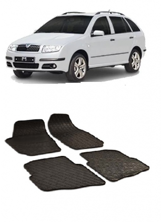 Set covorase auto cauciuc Skoda Fabia (2000-2007) [10]