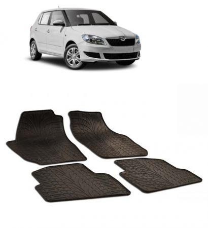 Set covorase auto cauciuc Skoda Fabia II (2007-2014) [10]