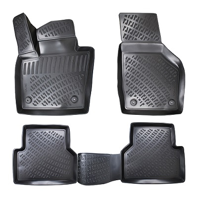 Set Covorase Auto Cauciuc tavita  Audi Q3 I (8U) 2011-2018 [1]
