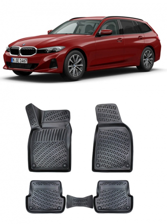 BMW - Set Covorase Auto Cauciuc Umbrella Pentru Bmw 3 Class G21 Touring 2019-2023