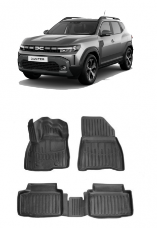 Dacia - Set covorase auto cauciuc dedicate DACIA DUSTER 4WD (2024-2025)