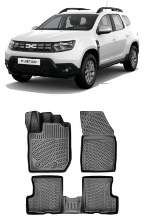 Dacia - Set Covorase Auto Cauciuc Umbrella Pentru Dacia Duster 4X2 FACELIFT (2022-2025)