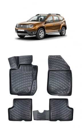 Accesorii pentru interior - Set Covorase Auto Cauciuc Umbrella Pentru Dacia Duster 4X4 (2010-2017)