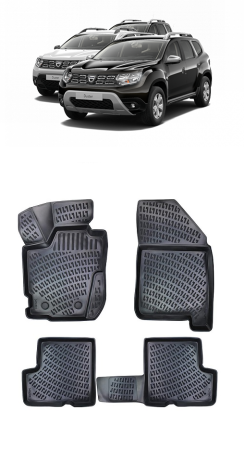Dacia - Set Covorase Auto Cauciuc Umbrella Pentru Dacia Duster 4X4 2018-2022