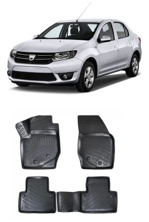 Dacia - Set Covorase Auto Cauciuc Umbrella Pentru Dacia Logan II Sedan 2012-2020