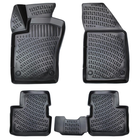 Accesorii pentru interior - SET COVORASE AUTO CAUCIUC UMBRELLA PENTRU FIAT EGEA / TIPO SEDAN / DODGE NEON 2015-