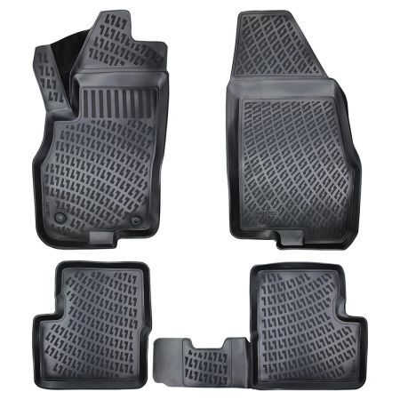 Covorase auto dedicate din cauciuc - SET COVORASE AUTO CAUCIUC UMBRELLA PENTRU FIAT PUNTO EVO 2010-