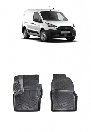 Set Covorase Auto Cauciuc dedicate Ford Connect II (Fata) 2014-2020 [0]