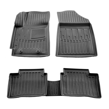 Accesorii pentru interior - Set covorase auto tip tavita cauciuc dedicate HYUNDAI I10 (AC3) (2019-)