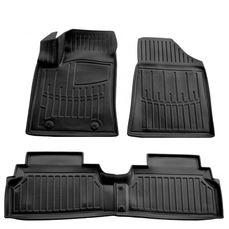 Accesorii pentru interior - Set covorase auto tip tavita cauciuc dedicate HYUNDAI KONA ELECTRIC (2023-)