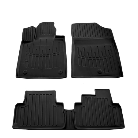 Accesorii pentru interior - Set covorase auto tip tavita cauciuc dedicate HYUNDAI SANTA FE IV (TM) (2020-2024)