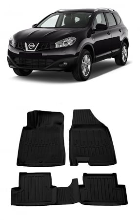 Covorase auto dedicate din cauciuc - Set Covorase Auto Cauciuc dedicate Nissan Qashqai (2007-2014)