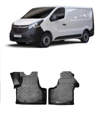 Covorase auto dedicate din cauciuc - Set Covorase Auto Cauciuc Umbrella Pentru Opel Vivaro B 2014-2019