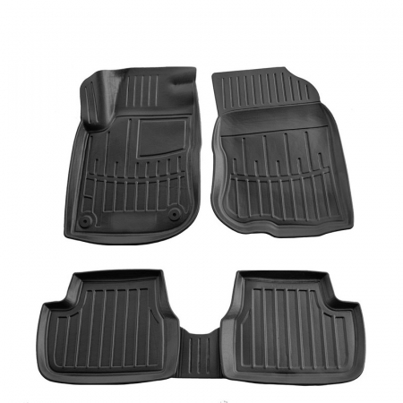 Accesorii pentru interior - Set Covorase Auto Cauciuc dedicate Peugeot 2008 (2013-2019)