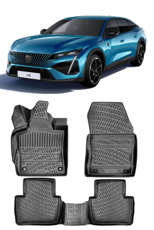 Peugeot - Set Covorase Auto Cauciuc Umbrella Pentru Peugeot 408 (2023-2024)