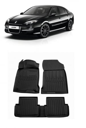 Renault - Set Covorase Auto Cauciuc Umbrella Pentru Renault Laguna Iii (T) (2007-2015)