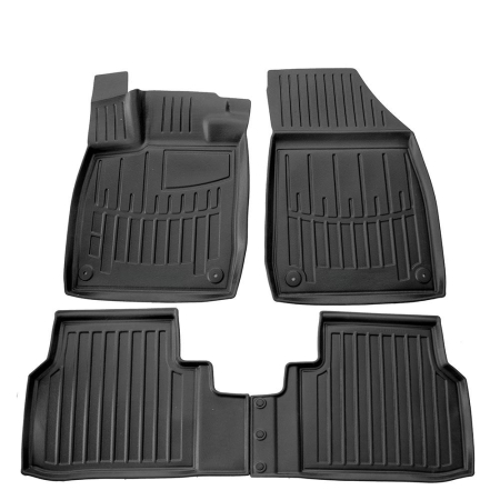 Accesorii pentru interior - Set covorase auto tip tavita cauciuc dedicate VOLKSWAGEN ID.5 (2021-)