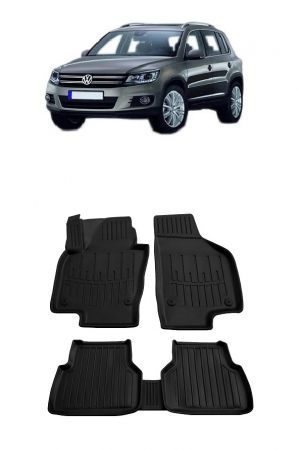 Volkswagen - Set Covorase Auto Cauciuc Umbrella Pentru Volkswagen Tiguan I (2007-2015)