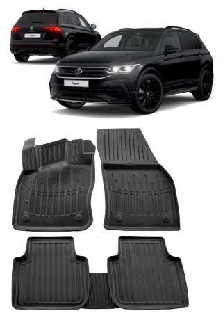 Volkswagen - Set Covorase Auto Cauciuc Umbrella Pentru Volkswagen Tiguan II Allspace (2016-2024)