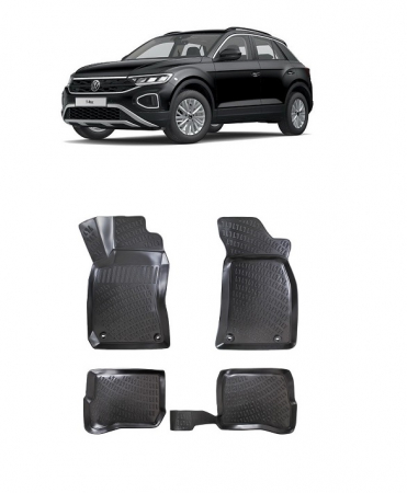 Volkswagen - Set Covorase Auto Cauciuc Volkswagen T-Roc (2017-2022)