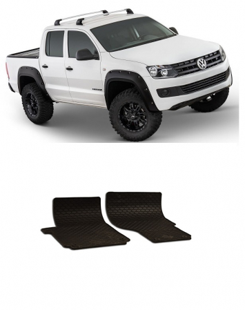 Volkswagen - Set covorase auto cauciuc VW AMAROK (2010 - 2017) - 2 Bucati