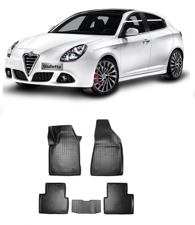 Set covorase auto dedicate ALFA ROMEO GIULIETTA III 3D (2010 - 2017) - 5 buc [0]