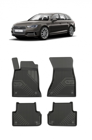 Audi - Set Covorase Auto din cauciuc Tavita Premium 3D Audi A4 B9 (2016-2022)
