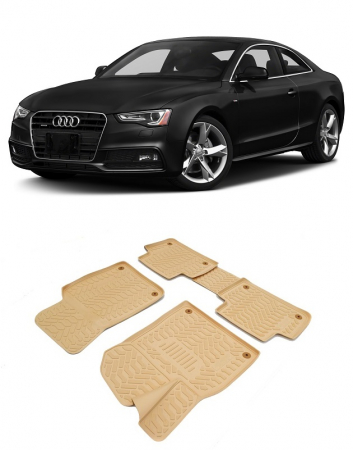Audi - Set Covorase  cauciuc stil tavita BEJ Audi A5 2007-2016