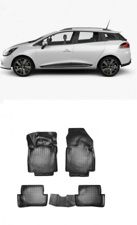 Renault - Set Covorase cauciuc tavita  compatibile Renault Clio IV 2012-2019