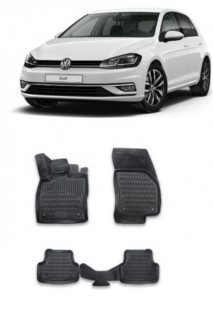 Volkswagen - Set covorase cauciuc tip tavita Golf VII (2012-2020)