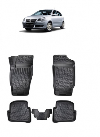 Volkswagen - Set covorase cauciuc tip tavita VOLKSWAGEN POLO (2002-2009)
