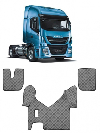 Iveco - Set covorase piele ecologica truck IVECO STRALIS (2013-2022) GRI