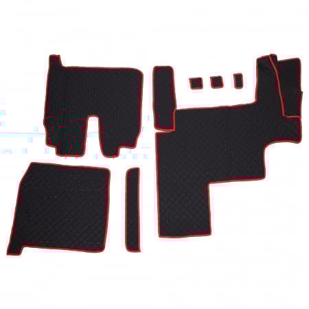 Set Covorase Piele Ecologica Truck Umbrella Pentru Man Tgx Euro 5 Negru [2]