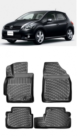 Covorase auto dedicate din cauciuc - Set covorase tavita dedicate Toyota Auris (2007-2013)