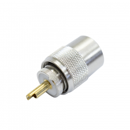 Statie  Radio - Set cu 10 bucati mufa PNI PL259 pentru cablu RG58 pin central aurit 9 mm