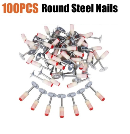 Set cuie ciuperci 100 bucati pentru pistol autopropulsat - 27 mm, 7.3 mm [1]